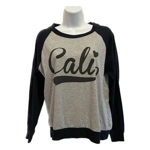 Cali blue and grey long sleeve shirt size Medium